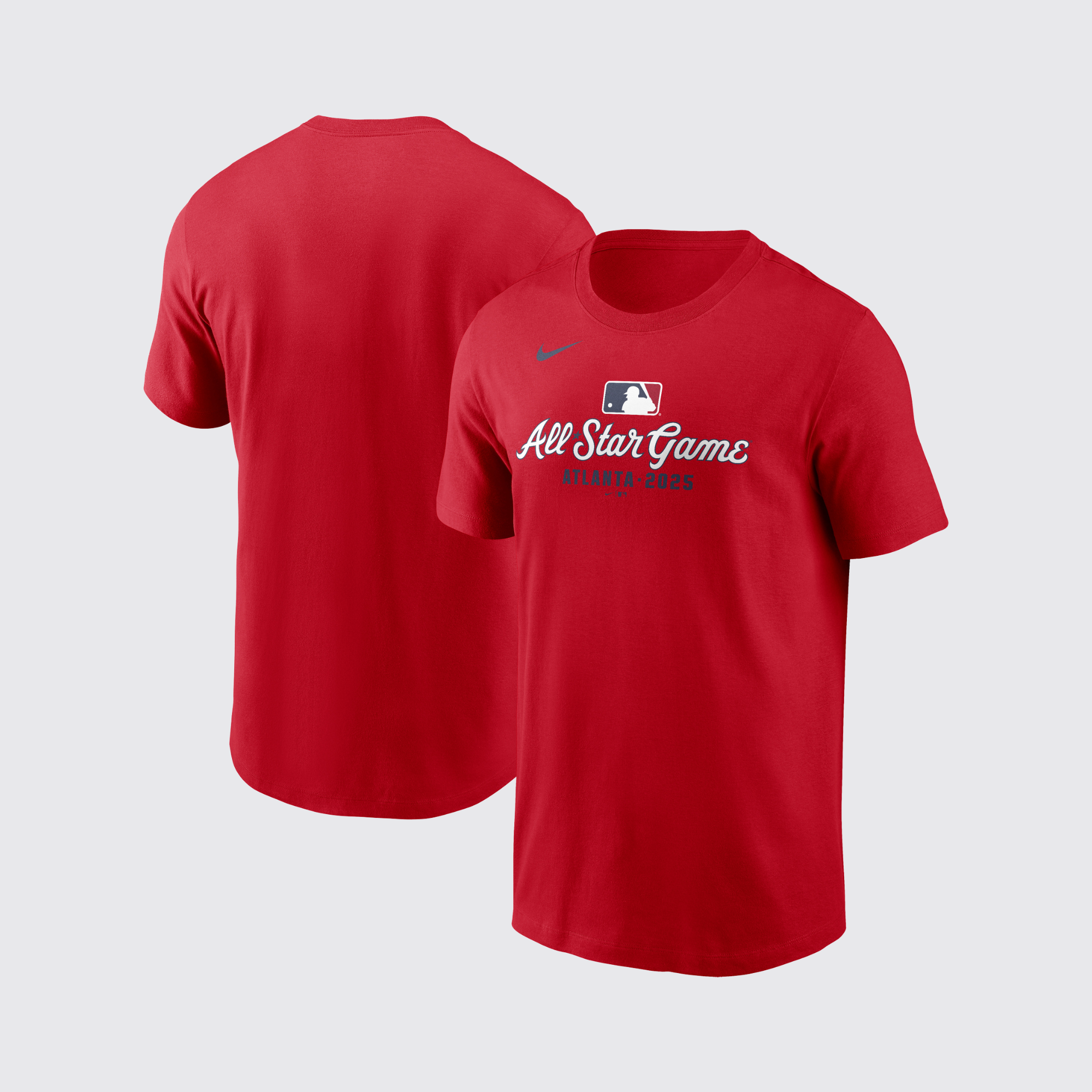 NIKE 2025 MLBオールスターゲーム ワードマーク Tシャツ レッド -XL