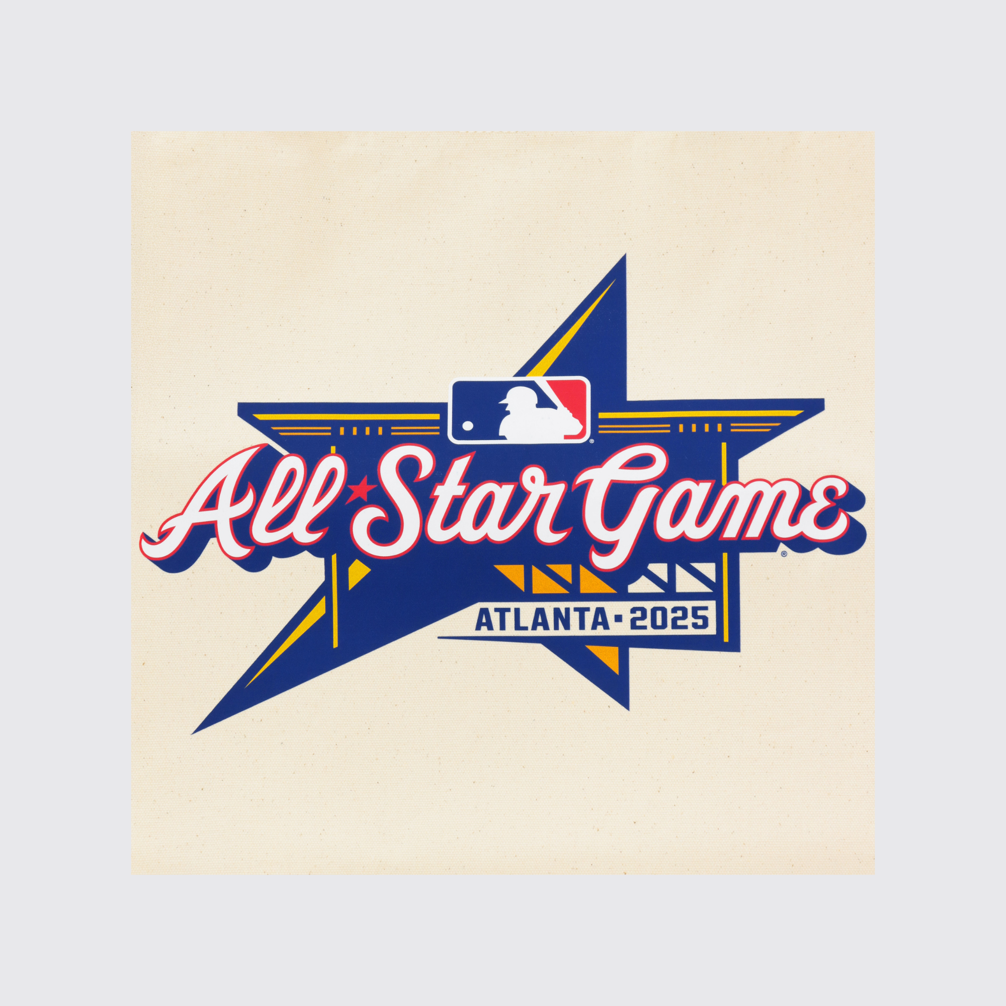 Fanatics 2025 MLBオールスターゲーム ロゴ トートバッグ ナチュラル