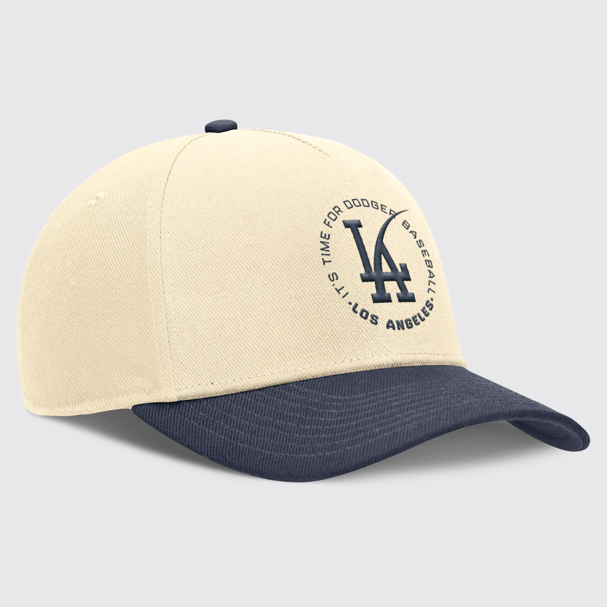 NIKE ドジャース 5PANEL ドライフィットキャップ ツートーン ココナッツミルク×サンダーブルー