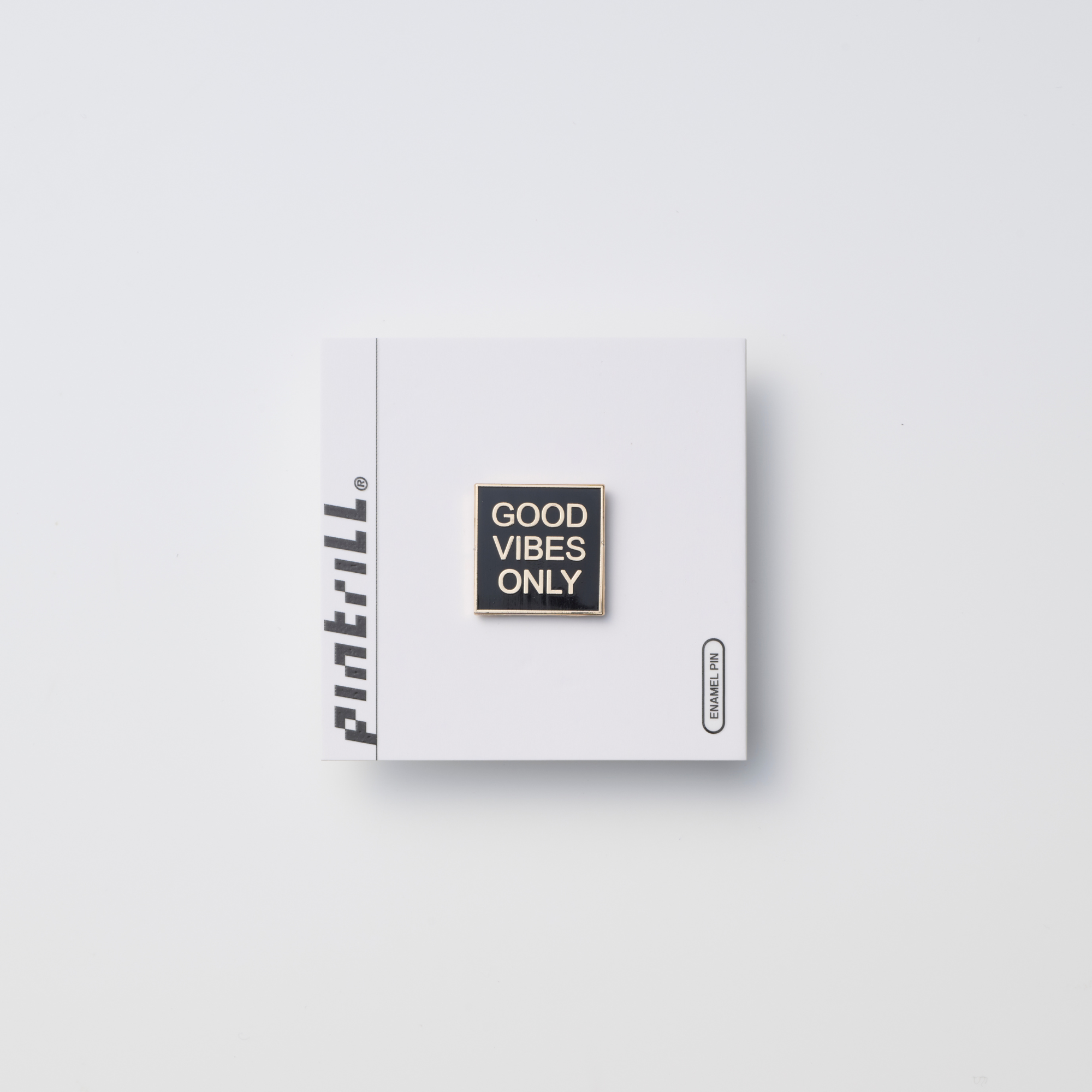 【studio cult】Illustrator風ピンバッジ Pin Trill Good Vibes Only ピンバッジ