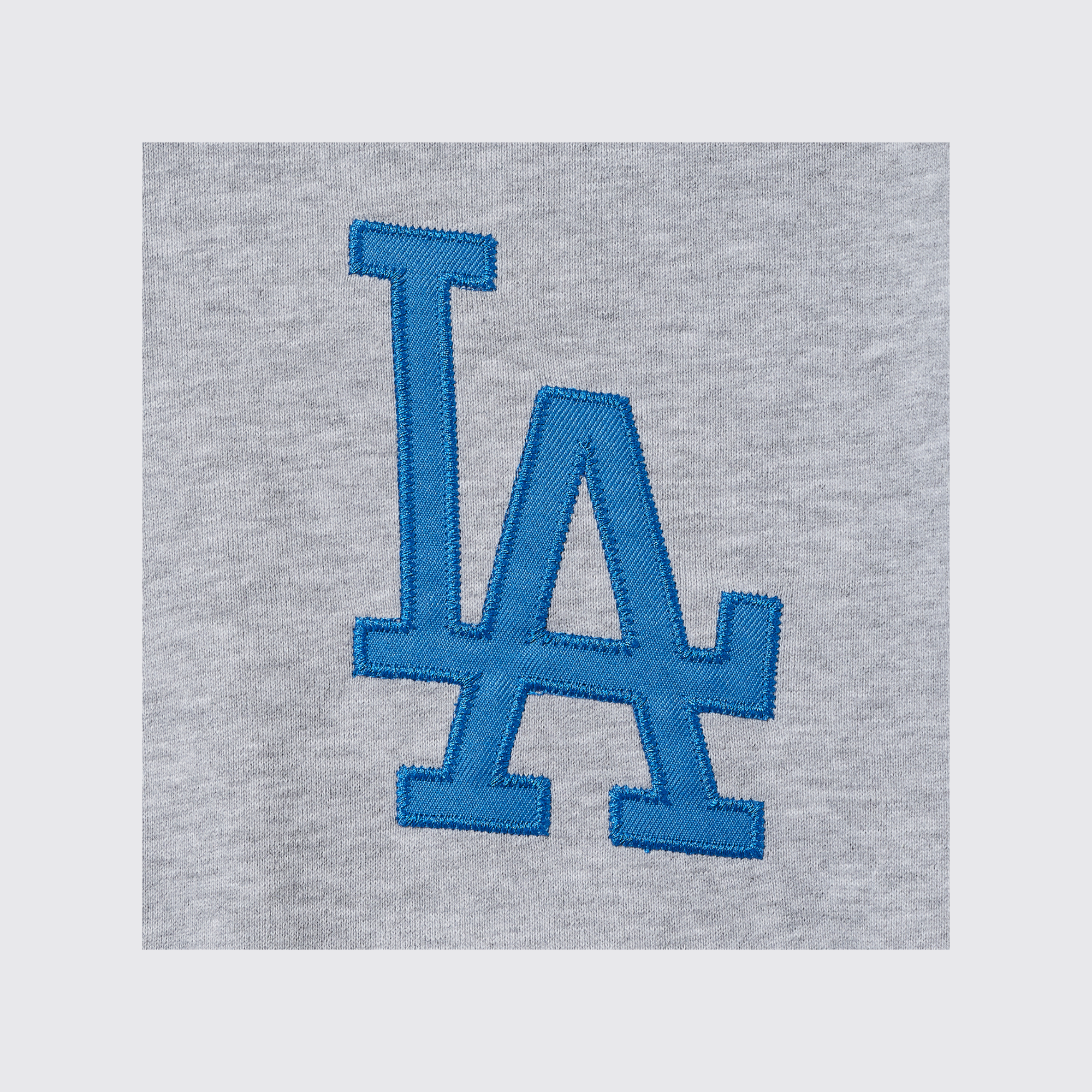 MLB_ドジャース スタンダード エンブレムロゴ フーディー グレー -XL