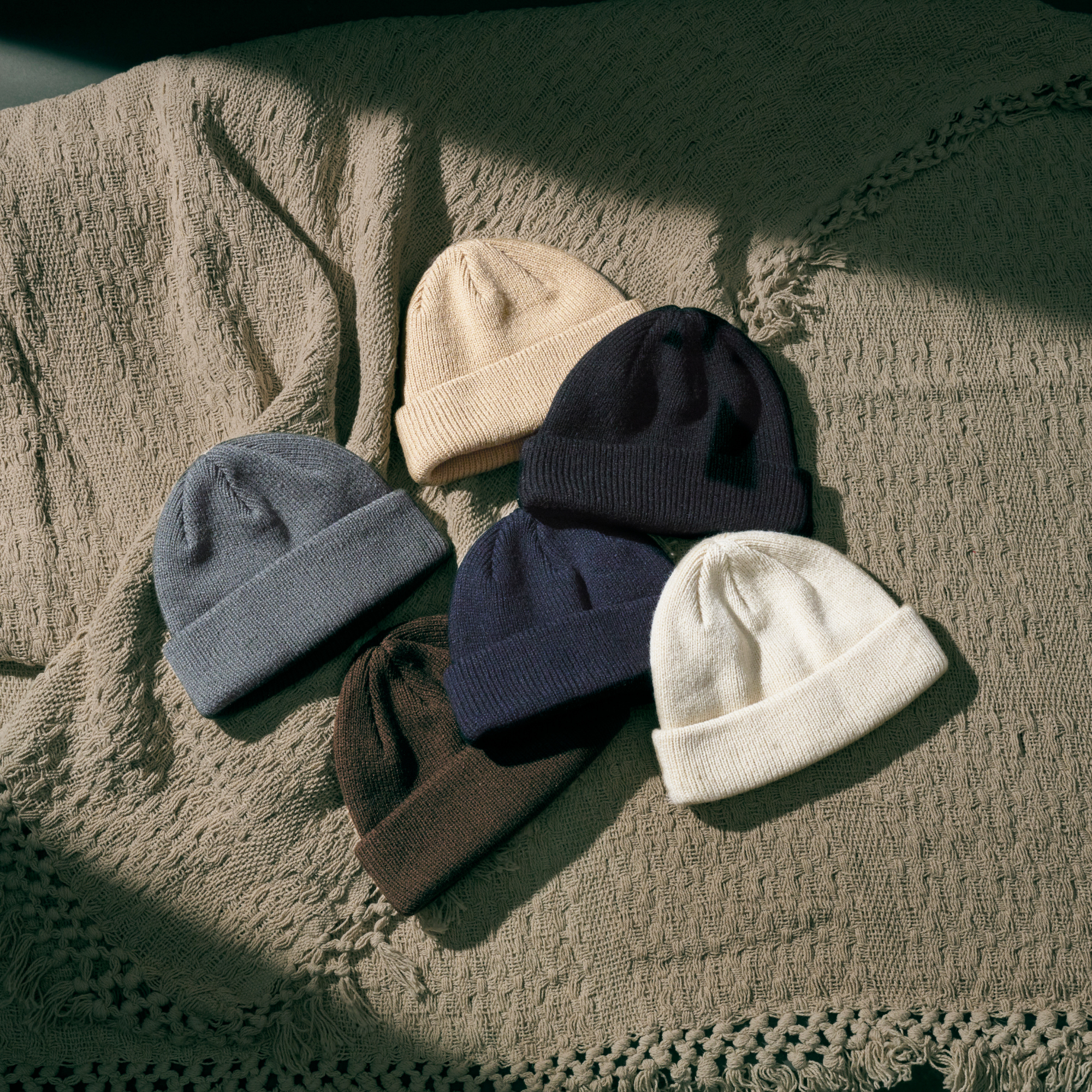 SOUVENIRS ショートリブ カフニット ブラウン