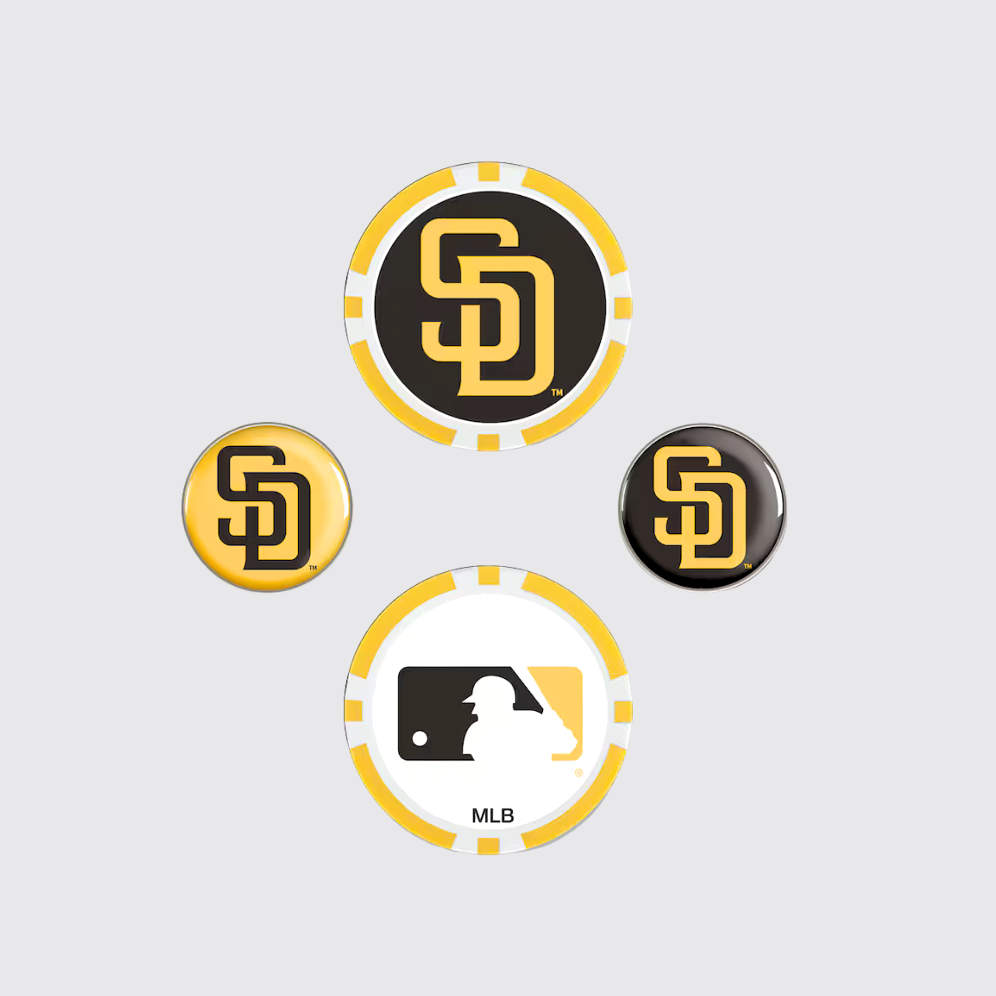 WinCraft_MLB Padres Ball Marker Set