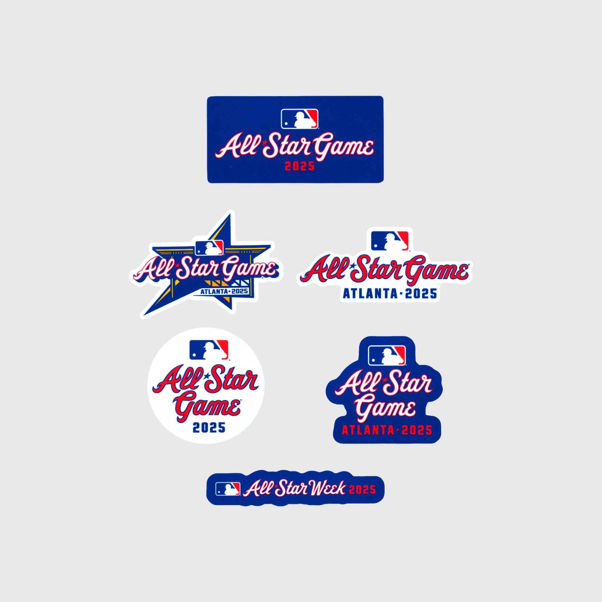 Fanatics 2025 MLBオールスターゲーム ロゴ ステッカー６種セット