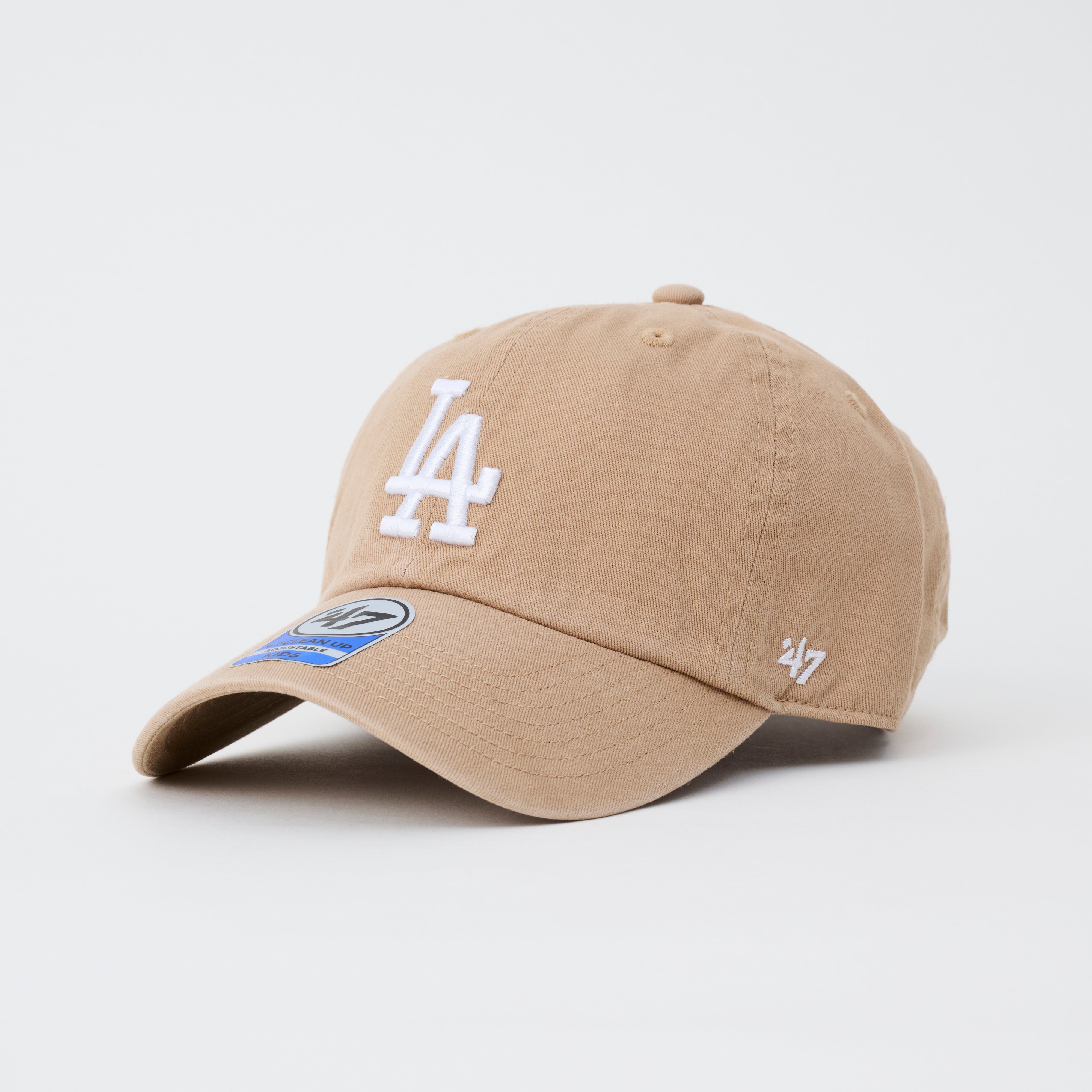 ドジャース キッズ '47 クリーンナップ カーキ(ホワイトロゴ)