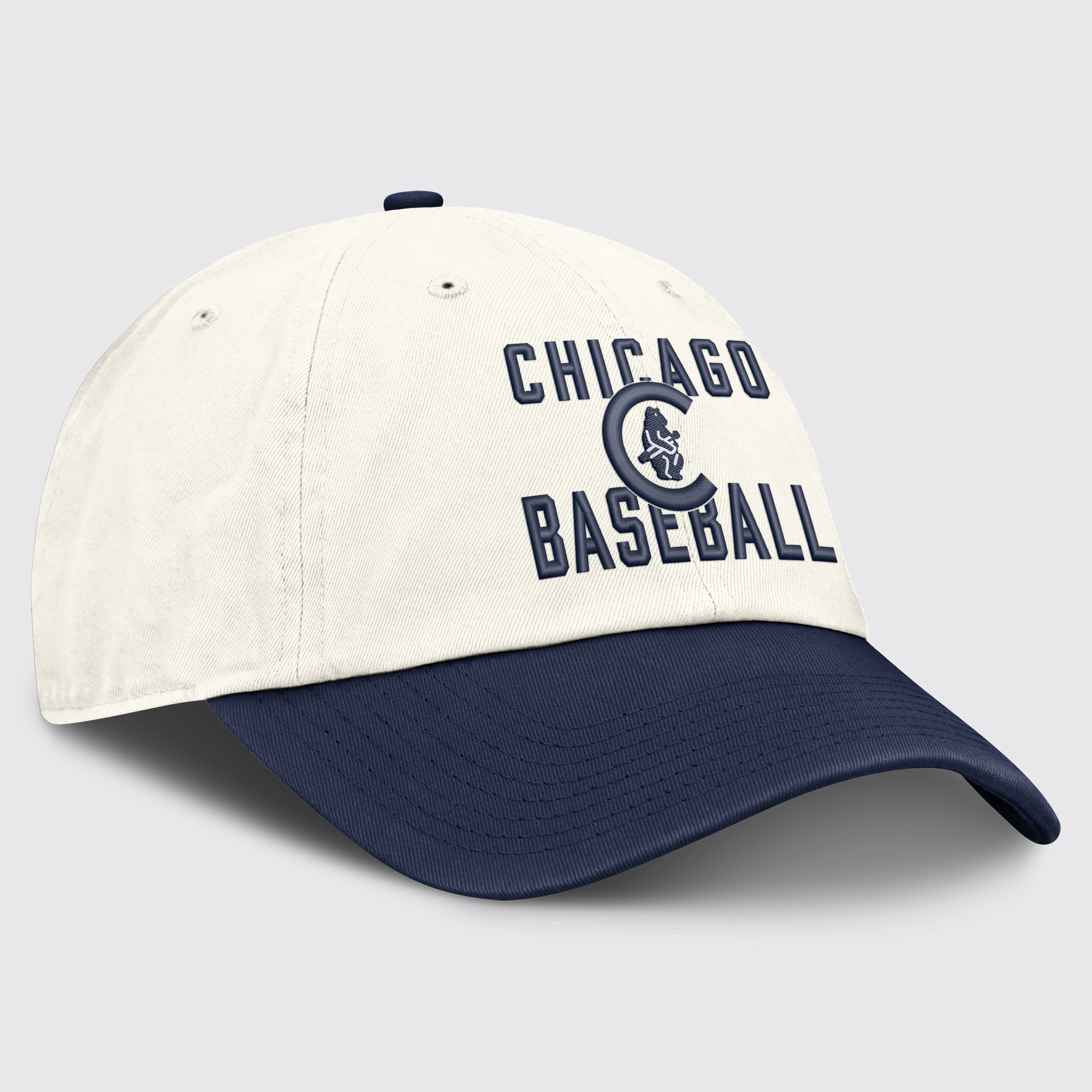 NIKE カブス クーパーズタウン オーガニックコットンキャップ ツートーン セイル×ミッドナイトネイビー