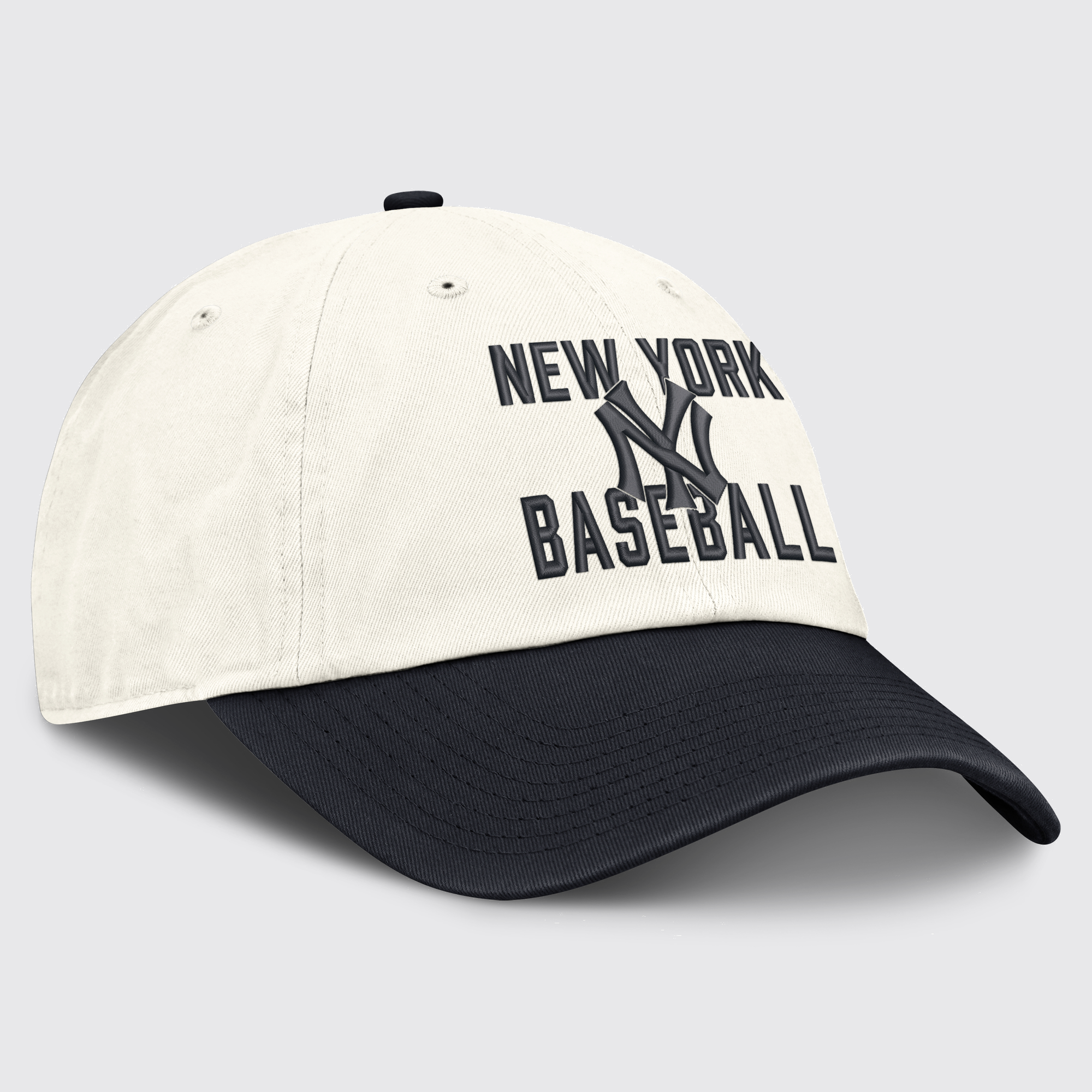 NIKE ヤンキース クーパーズタウン オーガニックコットンキャップ ツートーン セイル×ピッチブルー