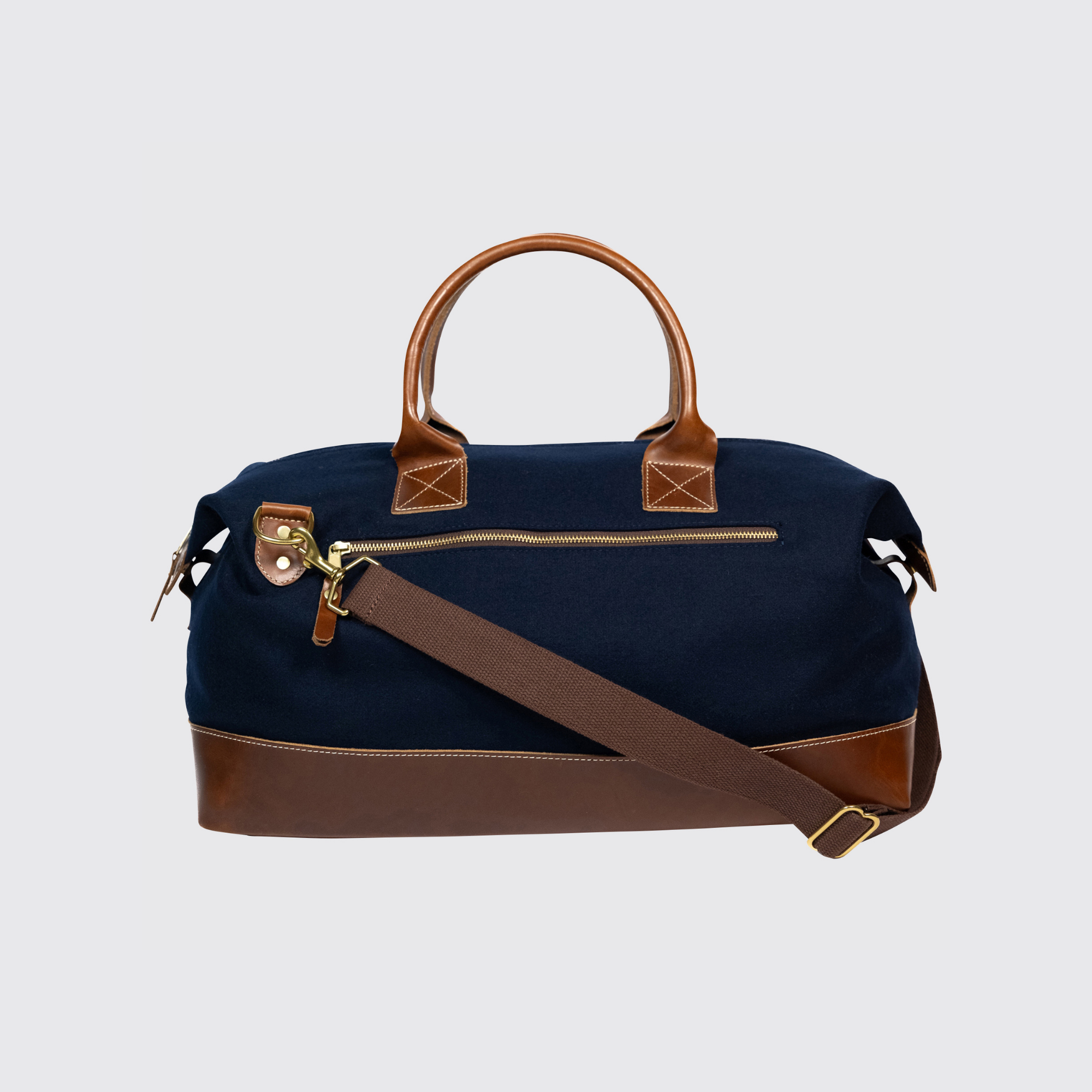 Heritage Gear USフラッグ ウィークエンダー ダッフルバッグ ネイビー
