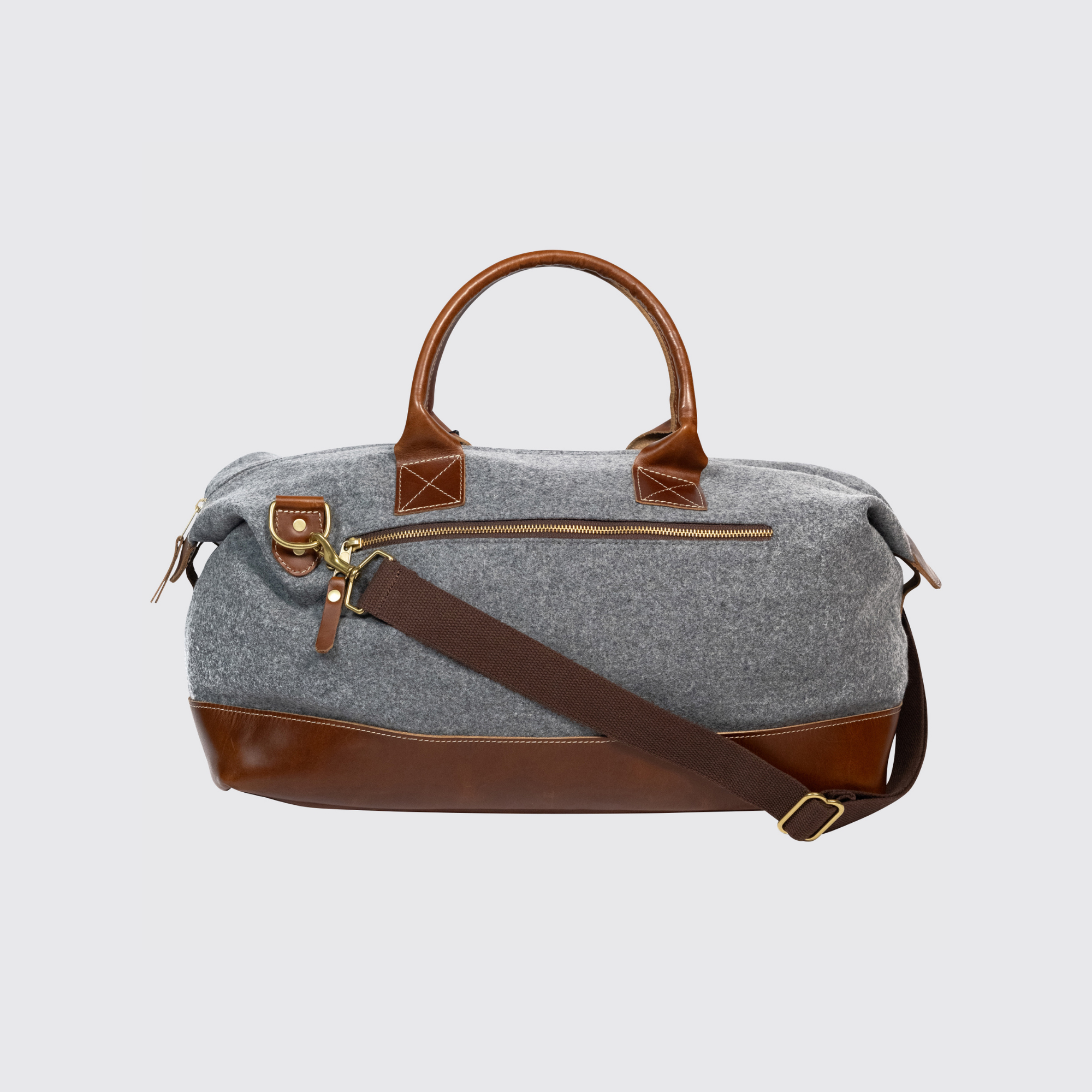 Heritage Gear USフラッグ ウィークエンダー ダッフルバッグ グレー