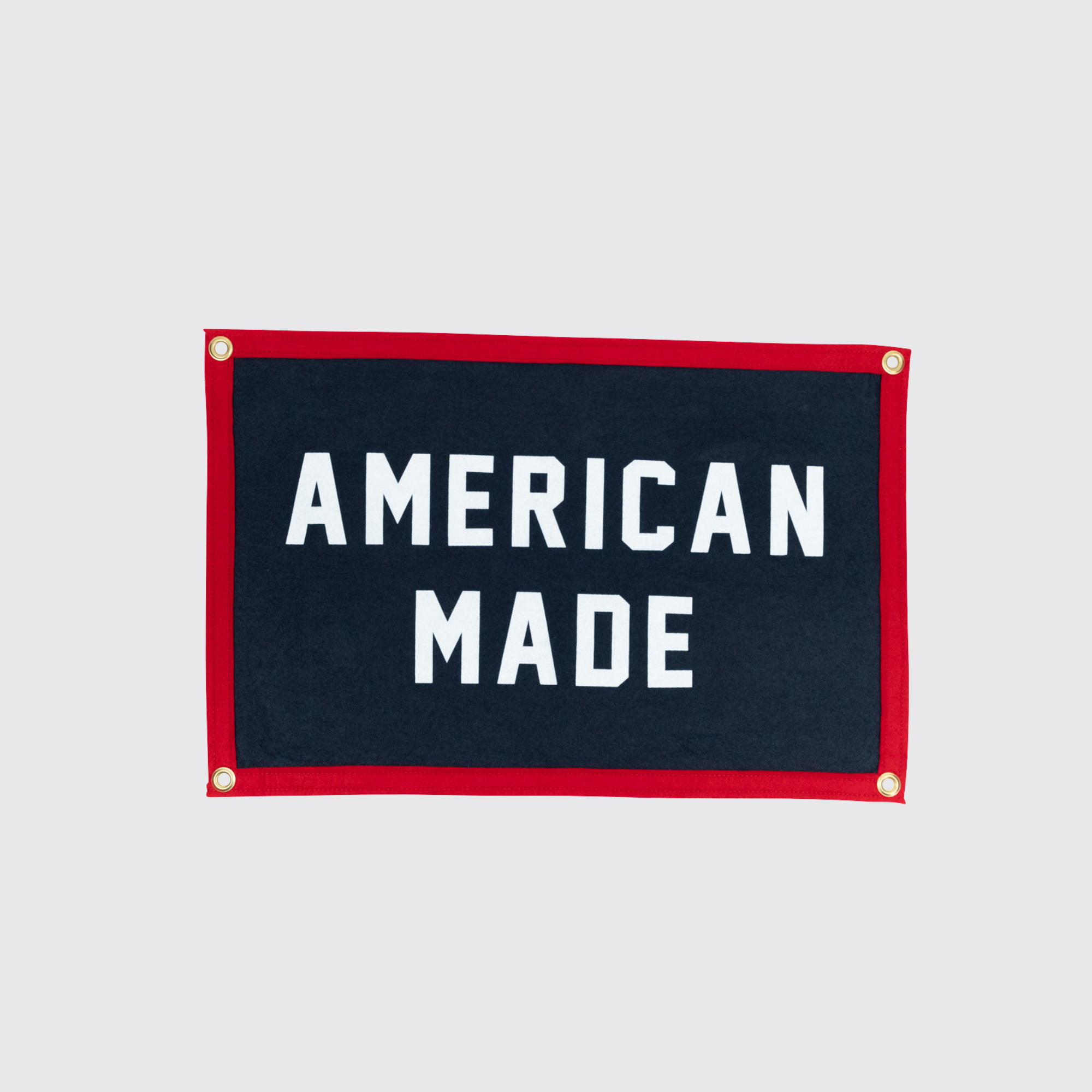 Oxford Pennant American Madeキャンプ フラッグ Navy