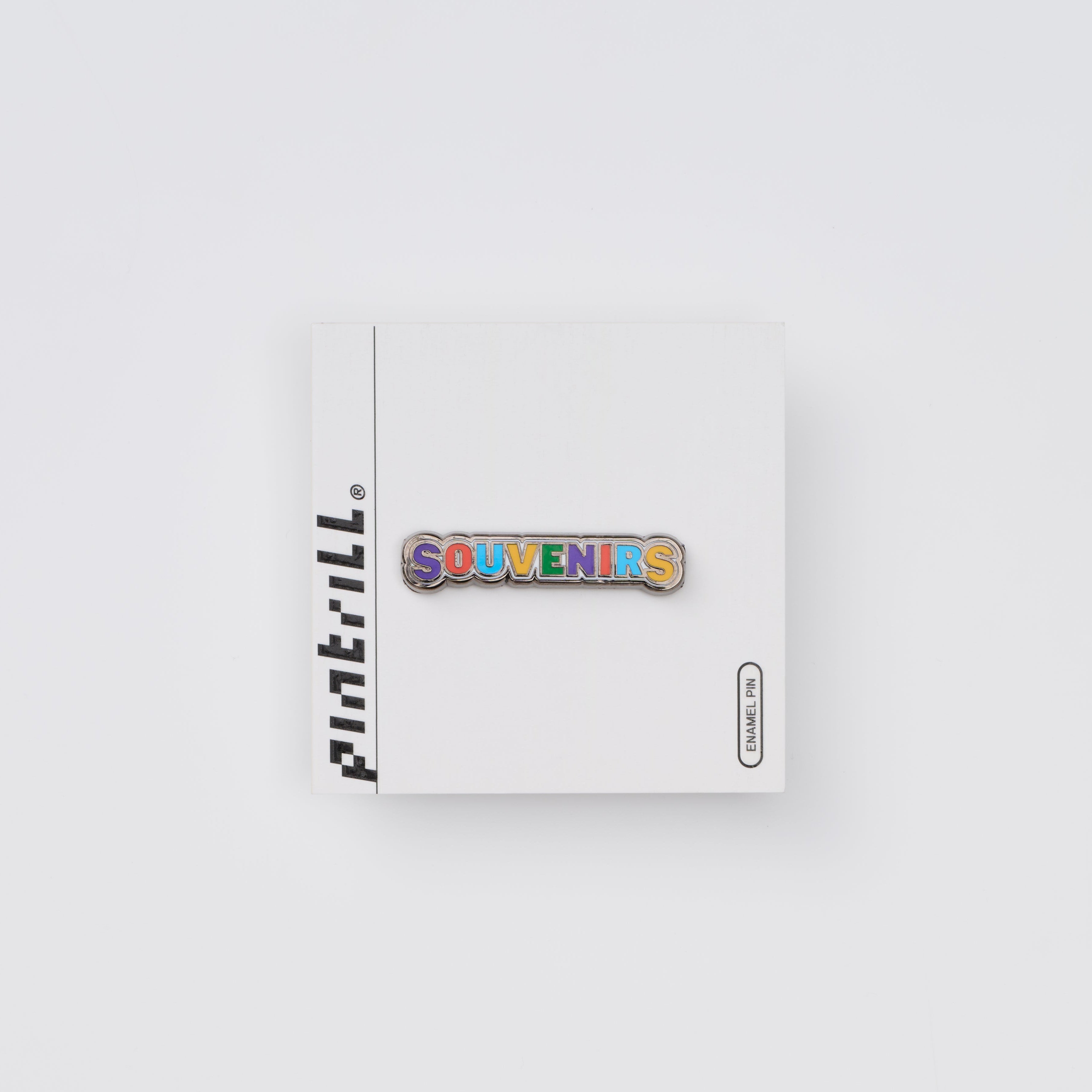 Pin Trill SOUVENIRSワードロゴ (カラフル)