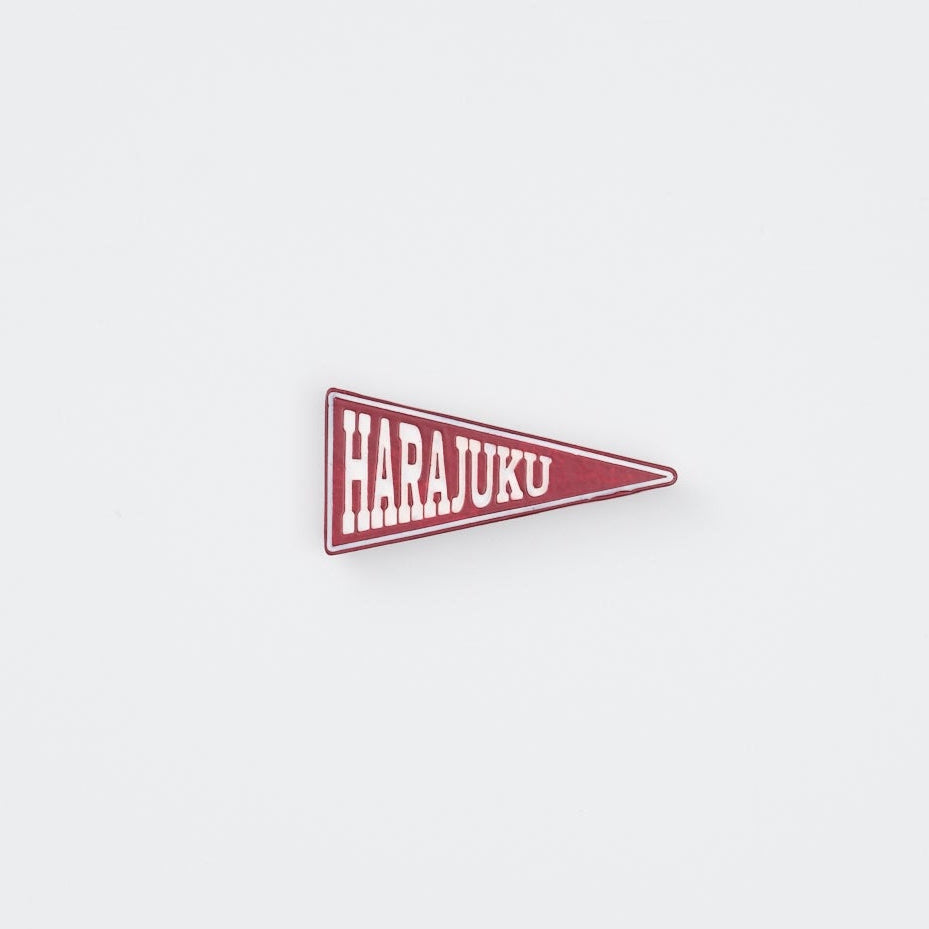 HARAJUKU ペナント マグネット カーディナル×ホワイト