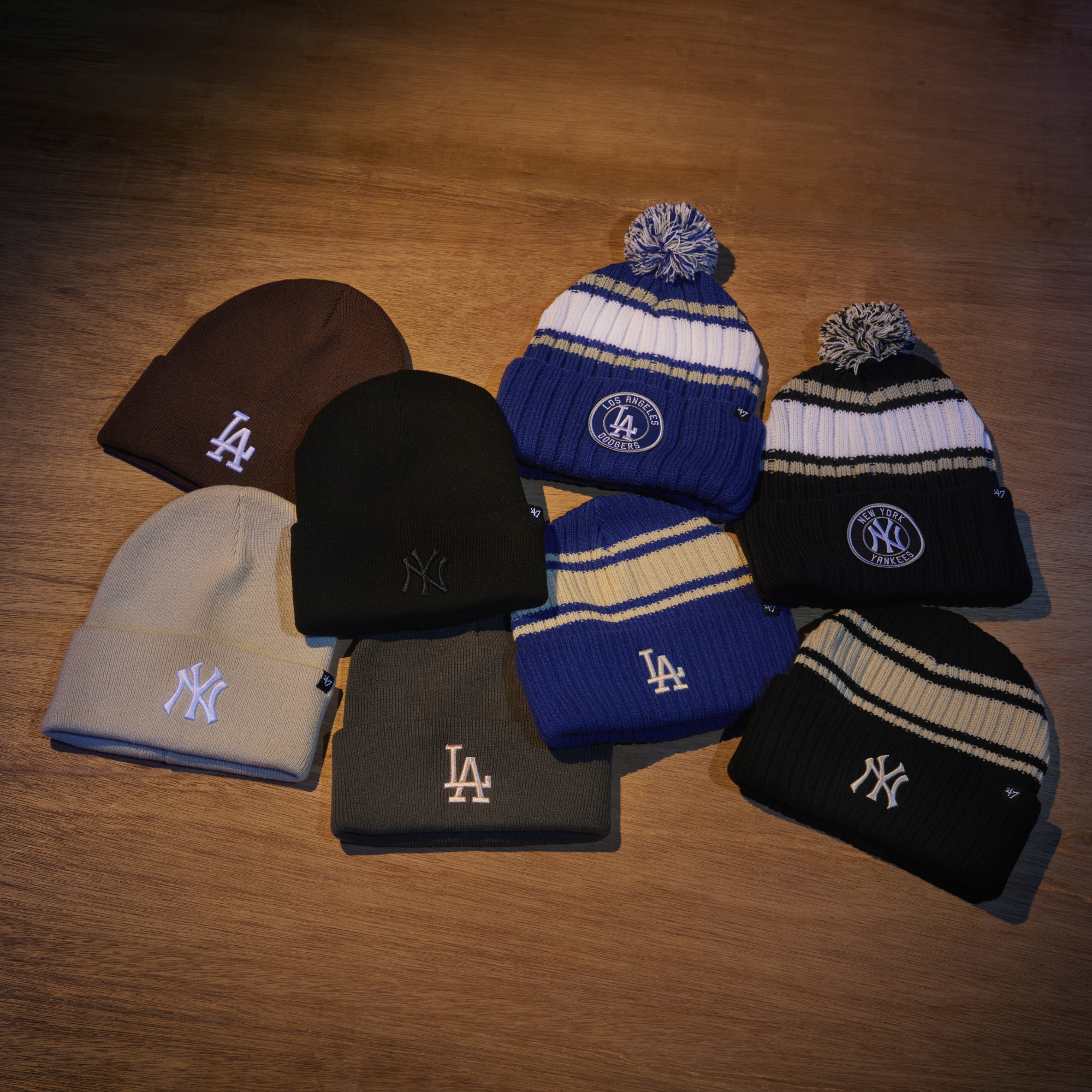 ドジャース ヘイメイカー '47 カフニット ブラウン